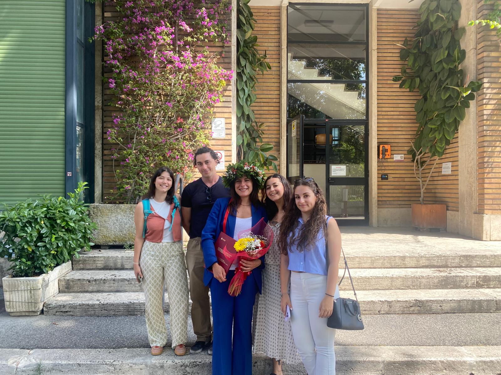 Carlotta Cruciani with Marco Costantini (Reprodivac PhD student)