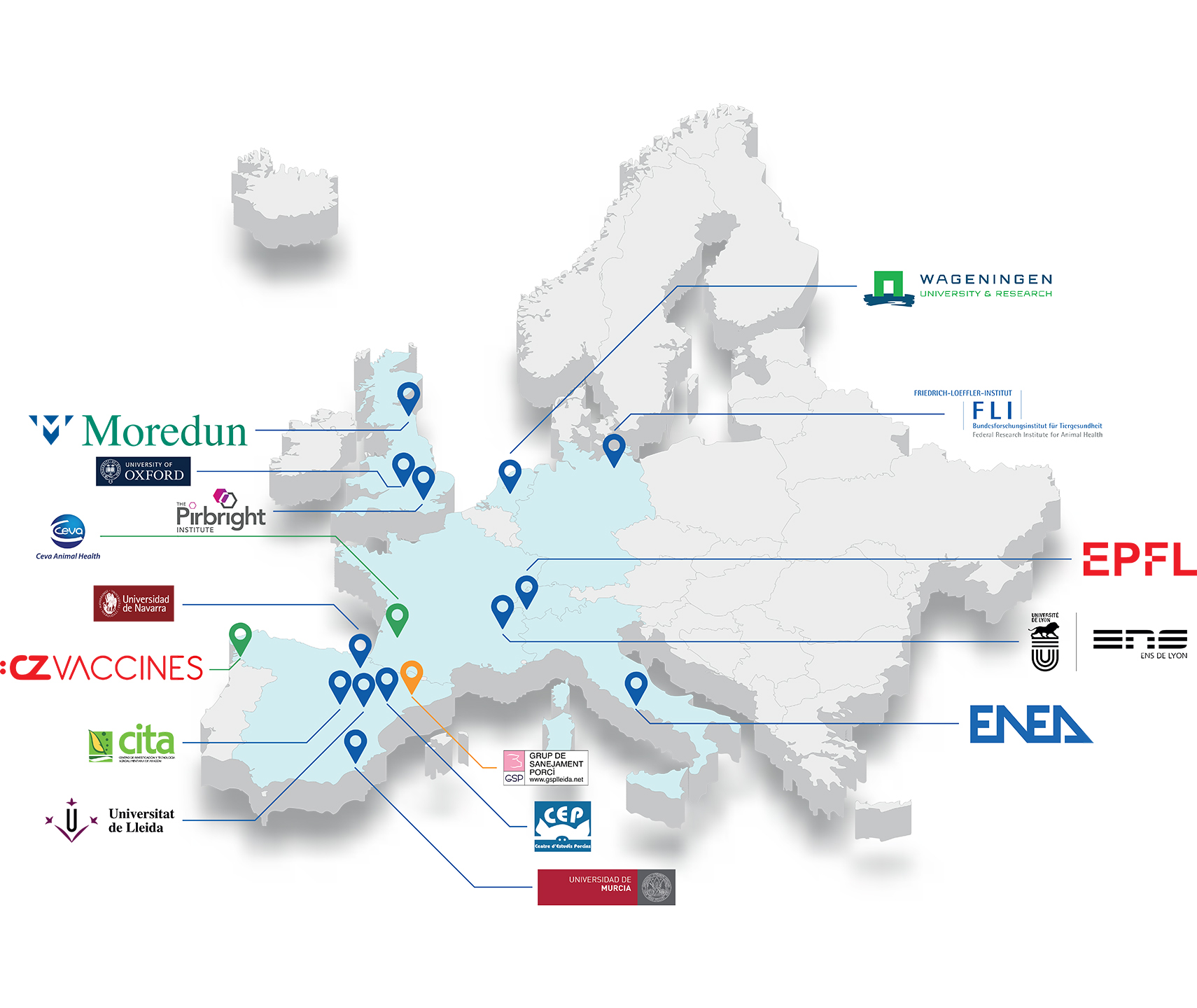 map institutions