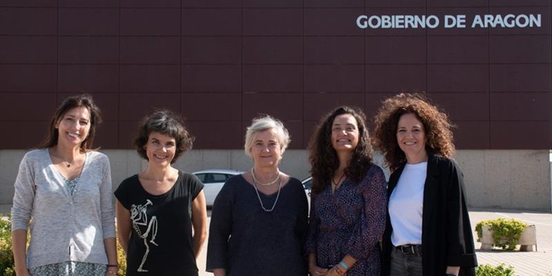 From left to right: Dr Gustavo Ramirez, Dr Judith Ribas , Dr Lorenzo Fraile and Mrs Paula Curto (PhD student).