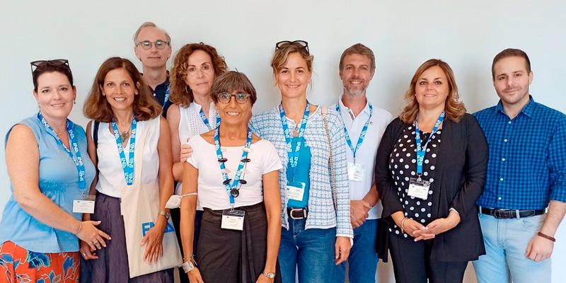 FROM THE LEFT: Chiara Lico, Cristina Capodicasa, Marcello Donini, Carla Marusic, Selene Baschieri, Maria Elena Villani, Marcello Catellani, Ombretta Presenti, Giacomo Serafini