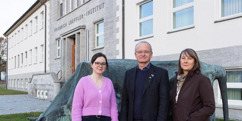 From left to right: Kristina Kissner, Thomas C. Mettenleiter, Barbara Klupp