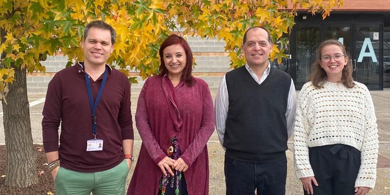 From left to right: Dr Gustavo Ramirez, Dr Judith Ribas , Dr Lorenzo Fraile and Mrs Paula Curto (PhD student).